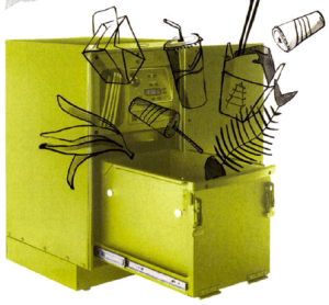 Preiser, Amy Claire. “Technophobia: Trash Compactors Q&A.” House Beautiful, May 2009.