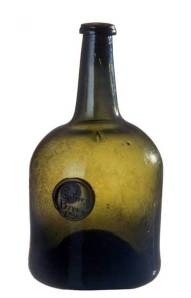 Wine bottle, England, 1765. Winterthur Museum, 1965.2337