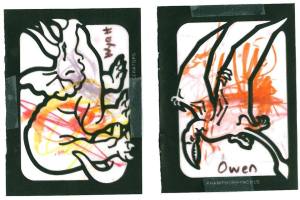 Coloring pages done summer 2015 by anonymous friends of the author.