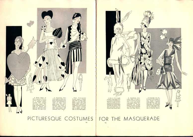 dennison parties, costumes, sleek 1929