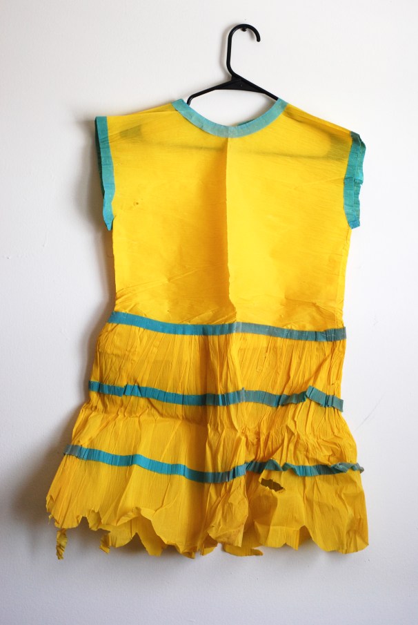 Crepe Paper Dress, Full View